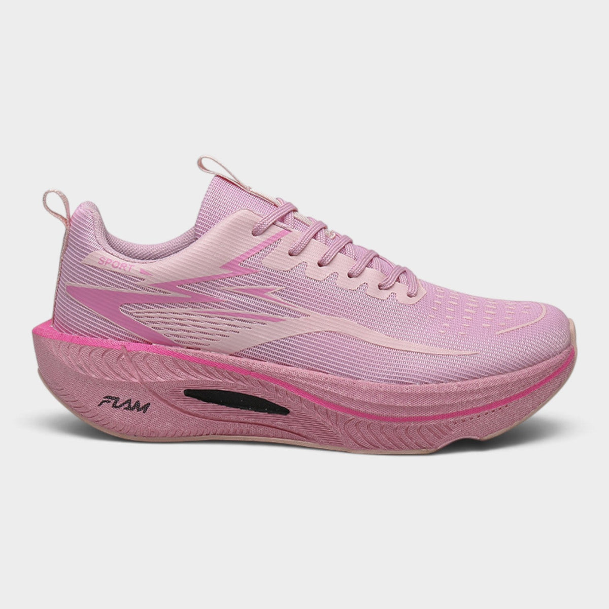 FLAM Women's Cushioned Running Trainers – Blush Pink